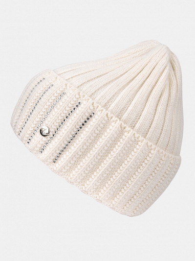 110322L-14314-11_Н Шапка женская Russian Look60%н ейл.30%виск.10%ангор.б/р белая