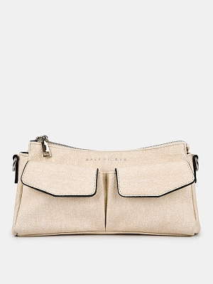 Сумка женская, бежевая, 29*8*16