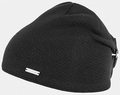 110423P-18715-01_Н Шапка мужская,90%вискоза ,10%кашемир,черная
