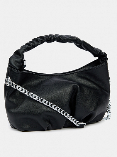 Сумка женская, черная, 7*20*14