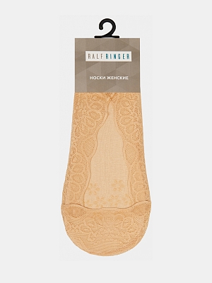 327404/21-02RF Носки женские,Ralf Ringer,хлоп пок,полиамид,эластан,бежевые