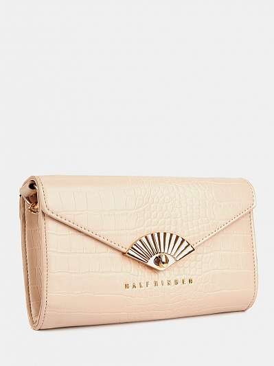 Сумка женская, молочная, 5x19x12