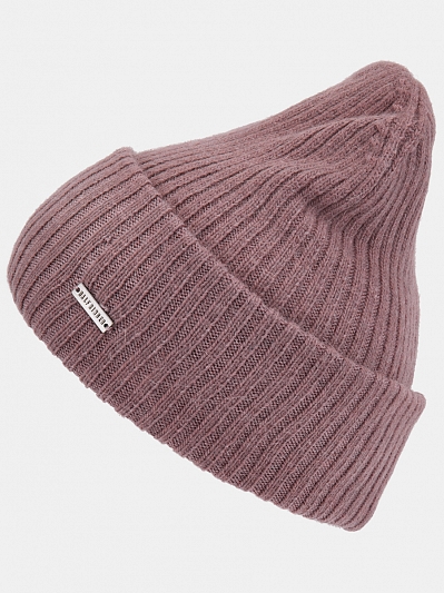 Шапка женская с ангорой, лиловая