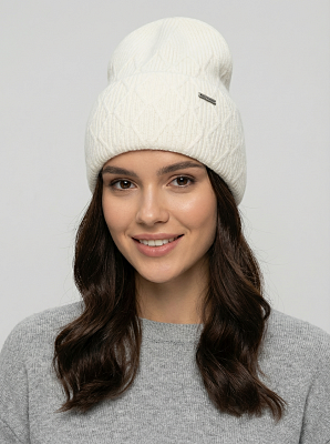 АУГЧ091300_Н Шапка женск.Ralf Ringer90%анго ра,10%кашимир,белая