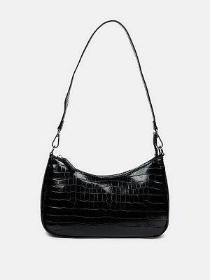 R19291-1/10 Сумка женская, искуств.кожа 28*15*5 , черная