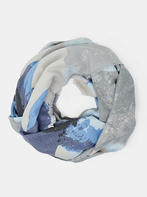 170313P-24175-07/08 Палантин женский Ralf Ringer 100%полиэстер,190*65,сер/гол