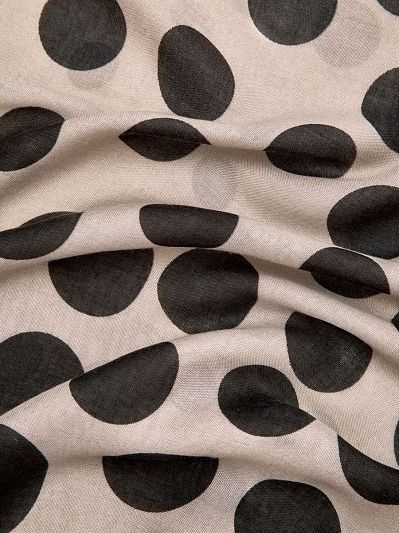 170313P-22914-08/01 Палантин женский Ralf Ringer 100%полиэстер,90x180,сер/черн