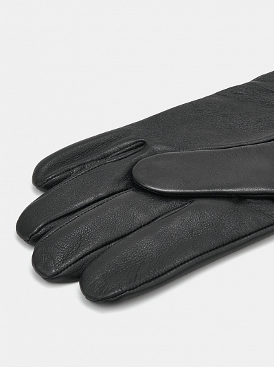 LB-0803-RF-black-10_Н Перчатки муж.нат.кожа70%шерсть 30% акрил р.10 черные