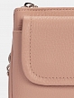 АУГС199900 Сумка женская нат.кожа 260х155х60 пудровая