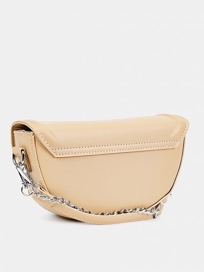 Сумка женская, бежевая, 20x5x14