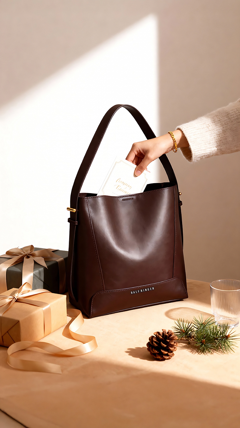 АУГС333200 Сумка женская искусственная ко жа,280x100x290,коричневая