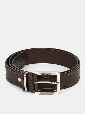 ALEKSIN05-P-02 Ремень мужской Ralf Ringer,нат ур.кожа,3,8*110-130см,т,коричн