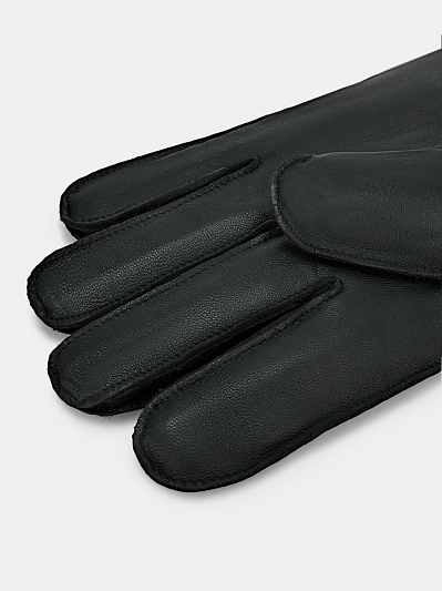 АУГП106700 Перчатки мужские Ralf Ringer натуральная кожа,черные