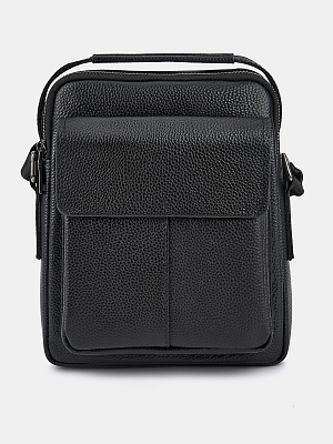 RR-112-603-11-4 Сумка мужская натуральная кожа 210x70x240,черная