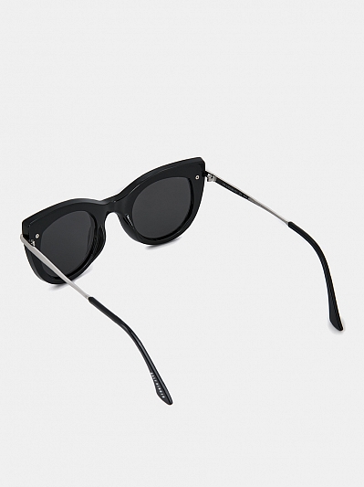 RF-240025-01 Солнцезащитные очки женские,пл астик/полимер,б/разм,черные