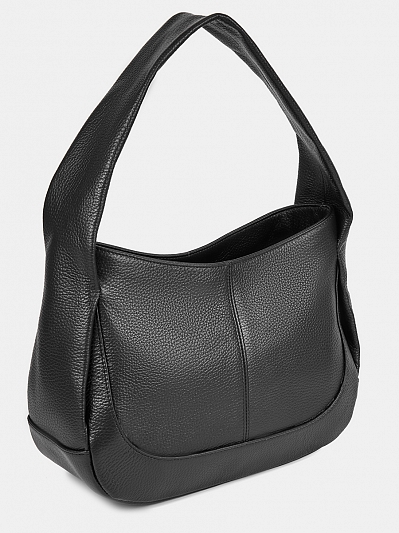 АУГС305100 Сумка женская,натуральная кожа ,200x340x110,черная