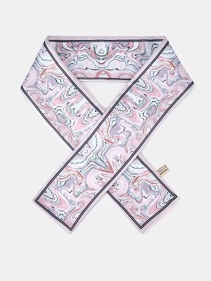 170313P-24172-22 Шарф женский Ralf Ringer 100%полиэстер,9х100,сиреневый