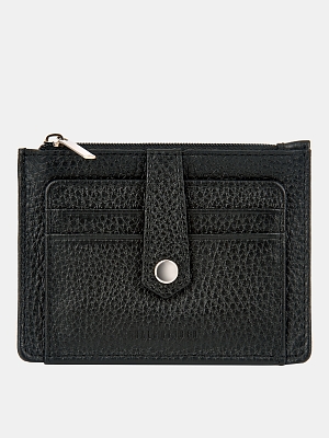 АУГЮ008300 Кредитница мужская натуральная кожа,121*90*6,черная