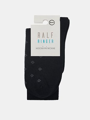 АУОН040700_Н Носки мужские 69% хл.25%п/а ,4%ПП,2%эл.р.25-27 черные