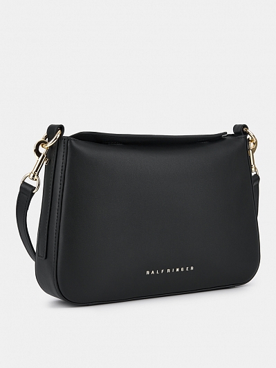 АУГС318800 Сумка женская, натур.кожа 265х52х185,черная