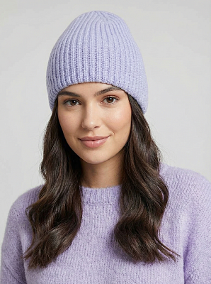 АУГЧ097900_Н Шапка женская Ralf Ringer, 60% ангора,40%полиамид,сиреневая