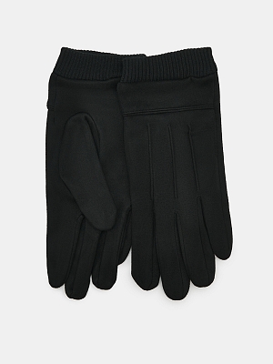 АУГП114100_Н Перчатки муж.Ralf Ringer,90%ше рсть,10%вискоза,1 размер,черн