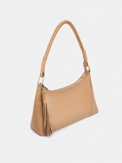 27330/33 Сумка женская,иск.кожа BAGGINI 35*17*10,песочная