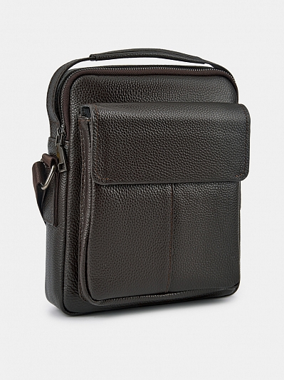 RR-112-603-16-4 Сумка мужская натуральная кожа 210x70x240,коричневая