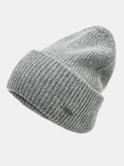 Шапка женская с ангорой 60%, серая