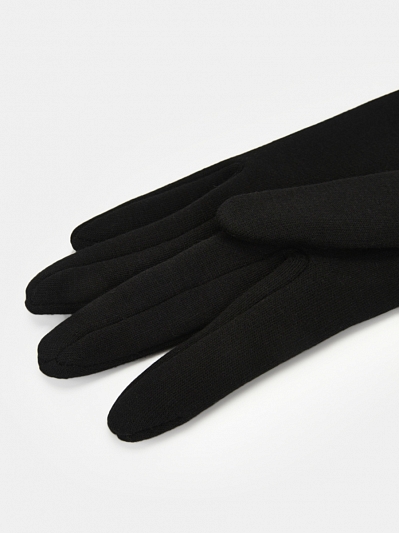 АУГП108900_Н Перчатки женские Ralf Ringer, текстиль,один размер,черные