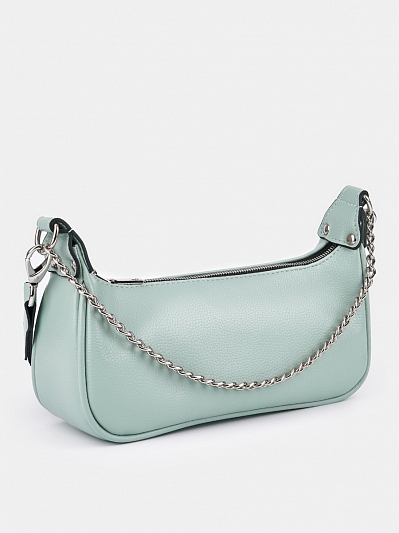 Сумка женская, мятная, 25x8x11