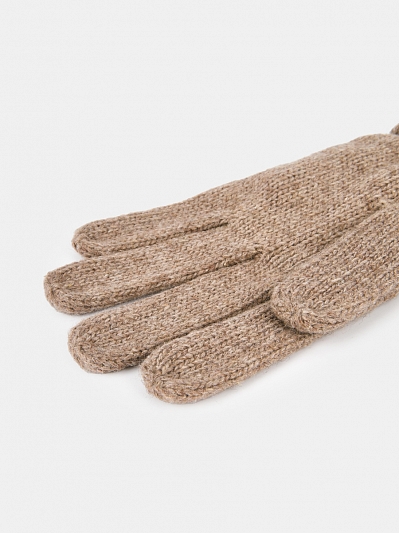 GLT-220-0004-AMP-35_Н Перчатки женские Ralf Ringer,4 5%шерсть,40%ангор,б/р,беж