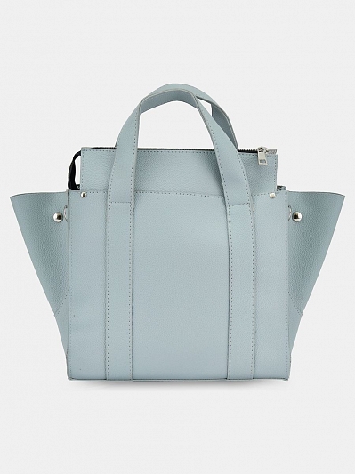 Сумка женская, голубая, 37х23х9