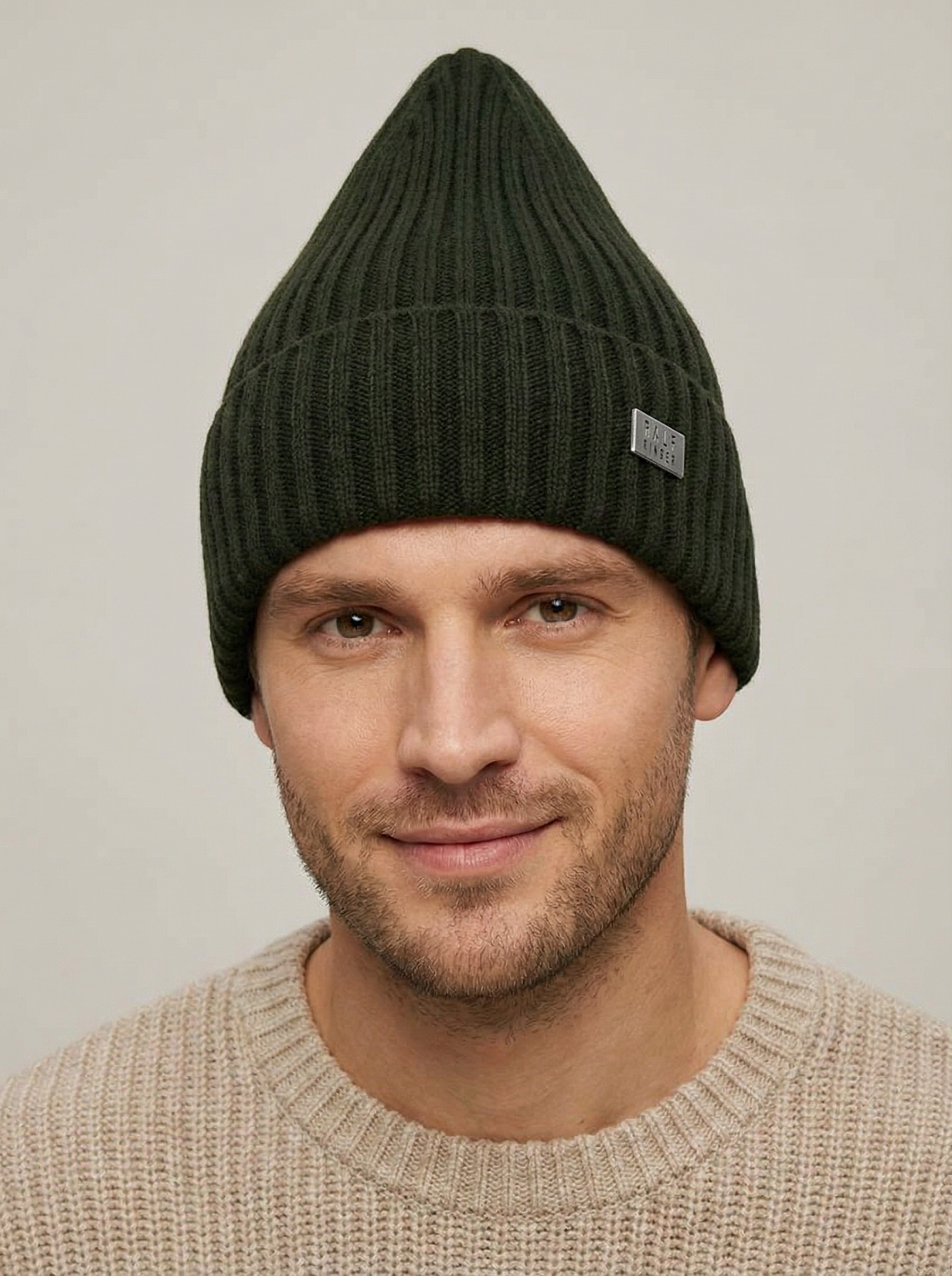 АУГЧ096900_Н Шапка мужск.Ralf Ringer55%виск 20%полиам,20%нейл,5%кашем,зел
