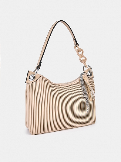 Сумка женская, бежевая, 23*7*14