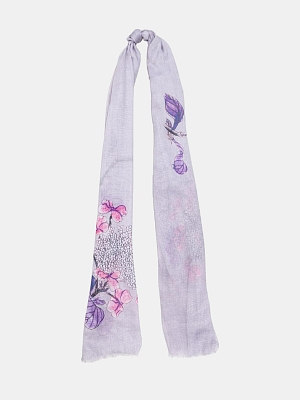 LG11-133-RF-09_Н Палантин женский 70х190 лиловый