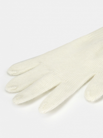 АУГП110100_Н Перчатки жен.Ralf Ringer,60%ан гора,40%вискоза,1 размер,белые