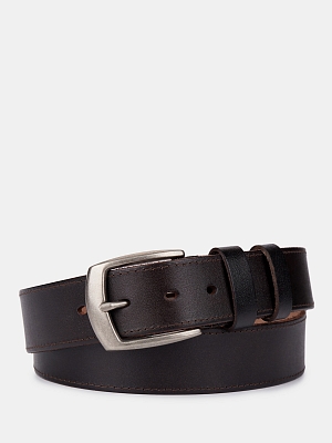 151423P-20353-02 Ремень мужской натур.кожа 1300x40x2,коричневый