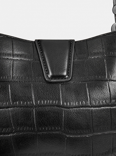 Сумка женская, черная, 23x11x21