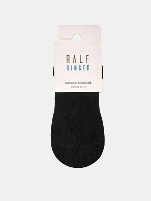 АУОН061200 Женские  следки с силиконом черный  р.36-41