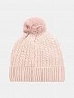 WLT-220-12-AYP-24_Н Шапка женская 65%шерсть,35% акрил,б/разм,пудровая