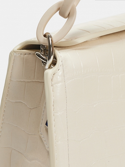 Сумка женская, молочная, 23*13*9 