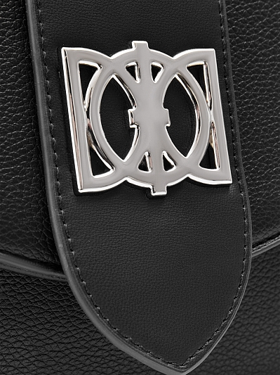 Сумка кросс боди женская, черная, 17x24x6