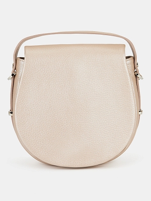 Сумка женская из натуральной кожи, розовая, 22*20*7