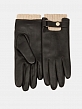 LB-0981L-RF-brown/beige-8_Н Перчатки женские нат.кожа р.8 коричневый/бежевый
