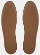 Стельки кожаные на пенной основе, размер 42-46