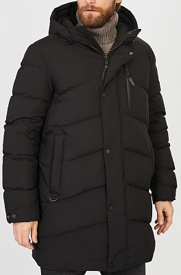 B501518-S Пуховик мужской, р.S (46),черный