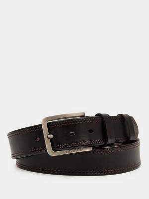 SEVSK05-P-04 Ремень мужской Ralf Ringer,нат ур.кожа,4*110-130см,т.синий