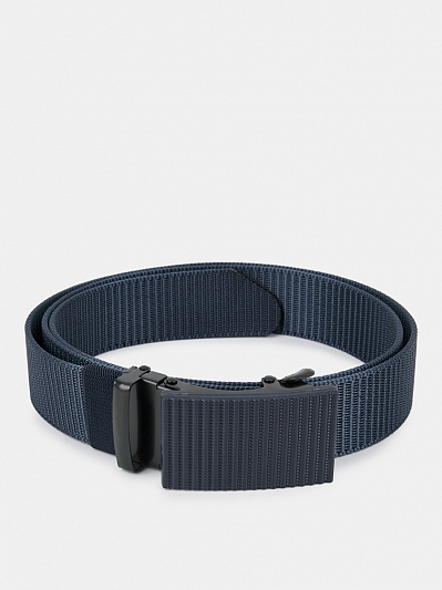 150413P-22706-04 Ремень мужской Ralf Ringer по лиэстер 100%,120х3,2,синий