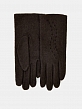 LB-PH-75-RF-d.brown-M_Н Перчатки женские трикотаж без подкладки р.M темно-коричн